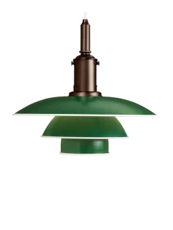 Louis Poulsen PH 3½-3 Pendel, grøn af Poul Henningsen> Spots|Pendler