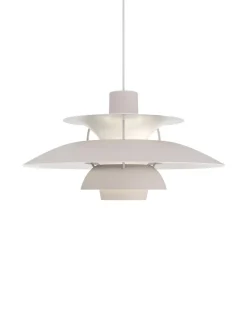 Louis Poulsen PH 5 pendel, Monokrom Oyster af Poul Henningsen> Pendler|Spots