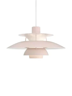 Louis Poulsen PH 5 pendel, Monokrom Pale Rose af Poul Henningsen> Pendler|Spots