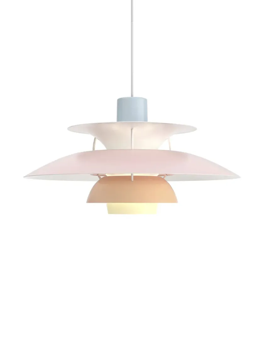 Louis Poulsen PH 5 pendel, Monokrom Pale Rose af Poul Henningsen> Pendler|Spots