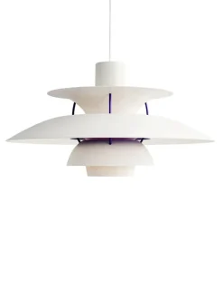 Louis Poulsen PH 5 pendel, Pastel Oyster Blue Rose af Poul Henningsen><noscript><img width=