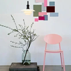 Louis Poulsen PH 3½-3 Pendel, rød af Poul Henningsen><noscript><img width=