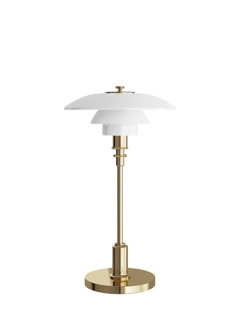 Louis Poulsen PH 2/1 Portable Bordlampe, krom fra> Portable Lamper|Skrivebordslamper