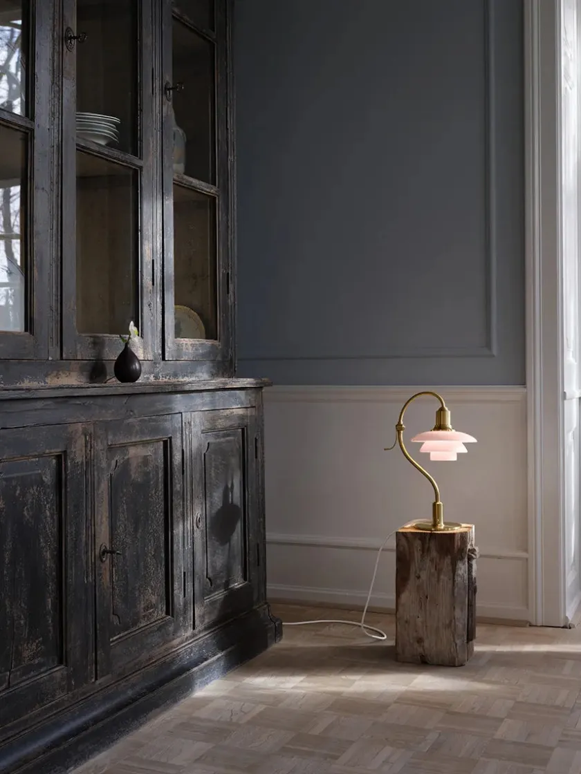 Louis Poulsen PH 2/2 Question Mark Pale Rose Bordlampe fra> Spots