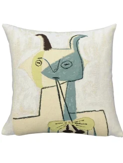 Poulin Design Picasso Faune Jaune et Bleu Jouant de la Diaule pude fra> Puder|Puder Og Plaider
