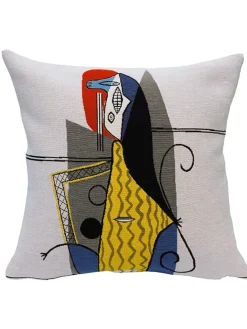 Poulin Design Picasso Femme Dans Un Fauteuil 8695 pude fra> Puder Og Plaider|Puder