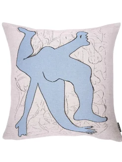Poulin Design Picasso L’arcobate Bleu Pude fra> Puder Og Plaider|Puder