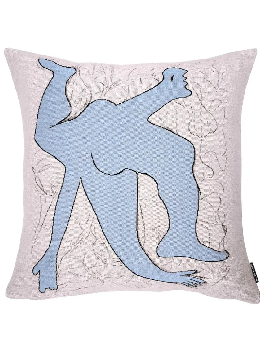 Poulin Design Picasso L’arcobate Bleu Pude fra> Puder Og Plaider|Puder