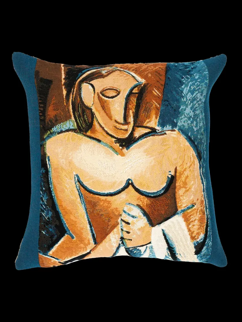 Poulin Design Picasso Nu À La Serviette pude fra> Puder Og Plaider|Puder