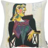 Poulin Design Picasso Portrait de Dora Maar Pude fra> Puder Og Plaider|Puder