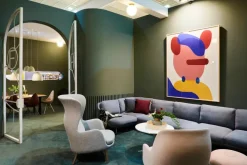 Fritz Hansen Piet Hein A202 Sofabord, 75 x 75 cm fra><noscript><img width=