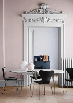 Fritz Hansen Piet Hein B619 Superellipse udtræksbord, 180/300 x 120 cm fra> Spiseborde
