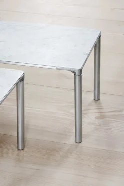 Fredericia Furniture Piloti Bord, hvid carrara fra> Sofaborde
