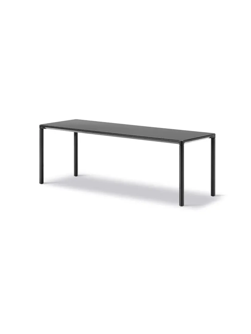 Fredericia Furniture Piloti Bord, sort laminat fra> Sofaborde