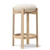 Fredericia Furniture Pioneer Bar Stool, lacquered oak/zero 0001 fra> Barstole
