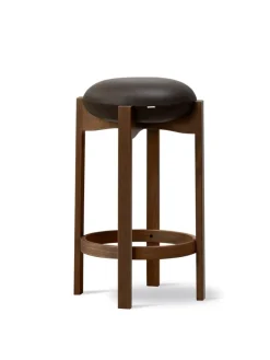 Fredericia Furniture Pioneer Bar Stool, smoked oak/primo 86 fra> Barstole