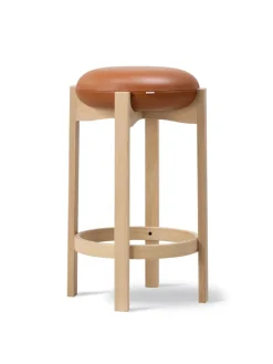 Fredericia Furniture Pioneer Bar Stool, smoked oak/primo 86 fra><noscript><img width=