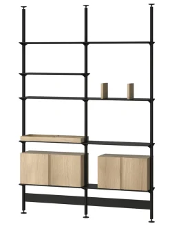 String Furniture Pira G2 Floor-to-Ceiling Shelving Bundle A fra String><noscript><img width=