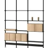 String Furniture Pira G2 Floor-to-Ceiling Shelving Bundle C fra String> Reolsystemer