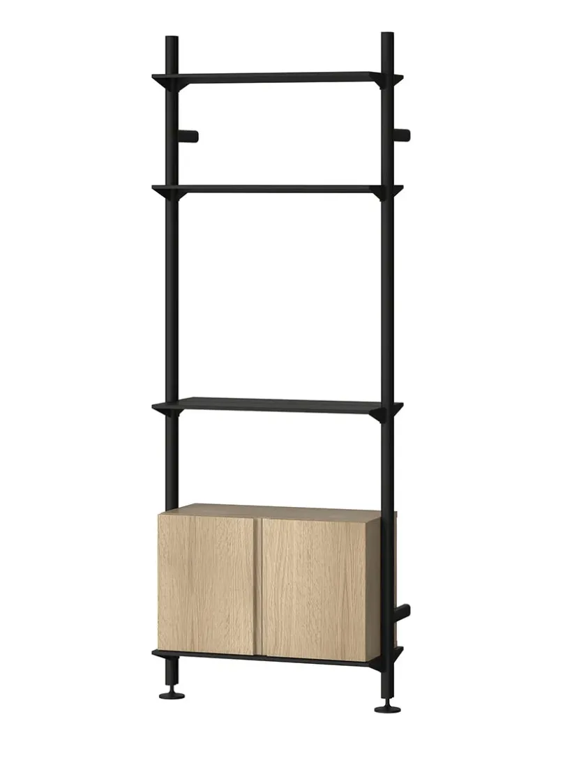 String Furniture Pira G2 Floor-to-Wall Shelving Bundle B fra String> Reolsystemer