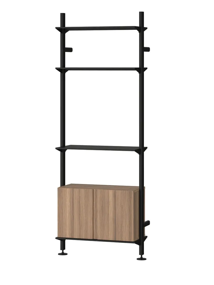 String Furniture Pira G2 Floor-to-Wall Shelving Bundle B fra String> Reolsystemer