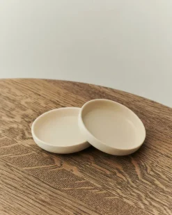 Louise Roe Pisu 09 Plate 2 pcs, vanilla white fra> Service