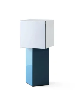 &Tradition Pivot Portable Lamp, blue silver fra> Gaver Til Ham|Portable Lamper
