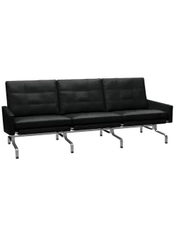 Fritz Hansen PK31/3 3 pers. Sofa af Poul Kjærholm> Sofaer