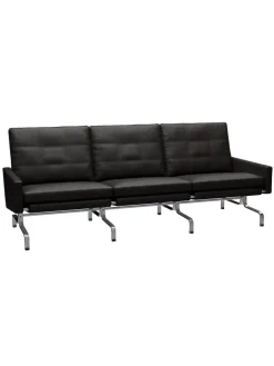 Fritz Hansen PK31/3 3 pers. Sofa af Poul Kjærholm><noscript><img width=