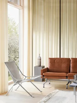 Fritz Hansen PK31/2 2 pers. Sofa af Poul Kjærholm><noscript><img width=