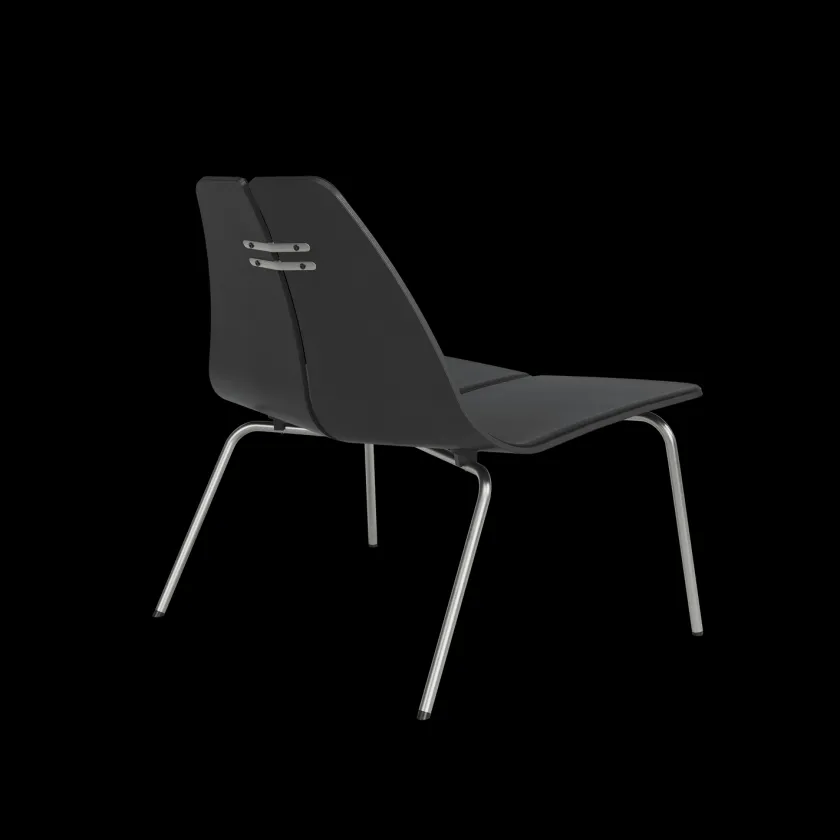 Fritz Hansen PK23 forsidepolstret, Walnut af Poul Kjærholm> Lænestole
