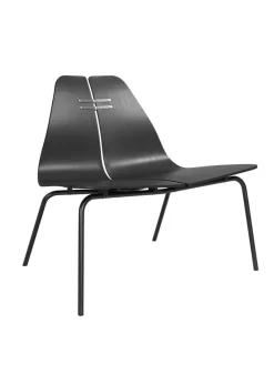 Fritz Hansen PK23 Lounge Chair, black/black af Poul Kjærholm> Loungestole|Lænestole