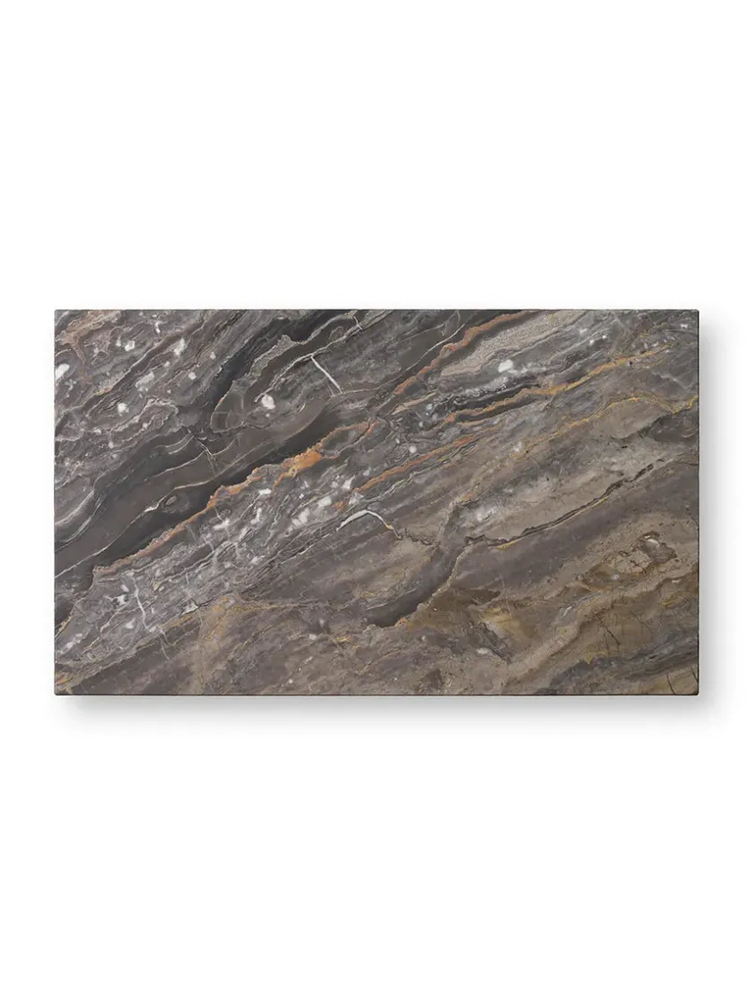Audo Copenhagen Plinth Low, grey galaxy marble fra> Sofaborde