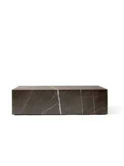 Audo Copenhagen Plinth Low, grey galaxy marble fra><noscript><img width=