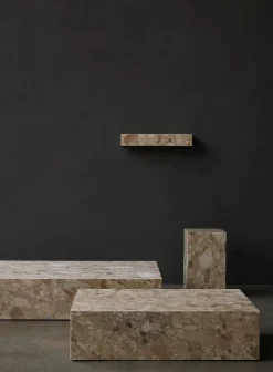 Audo Copenhagen Plinth Low Grey Kendzo marmor fra><noscript><img width=