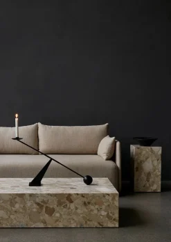 Audo Copenhagen Plinth Low White Carrara marmor fra><noscript><img width=