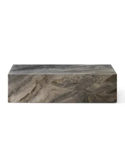 Audo Copenhagen Plinth Low White Carrara marmor fra><noscript><img width=