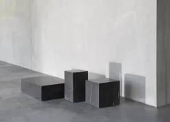 Audo Copenhagen Plinth Low White Carrara marmor fra><noscript><img width=