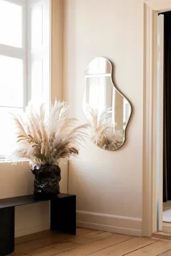 Ferm Living Pond Mirror stor, Brass fra><noscript><img width=