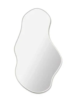 Ferm Living Pond Mirror stor, Dark Chrome fra><noscript><img width=