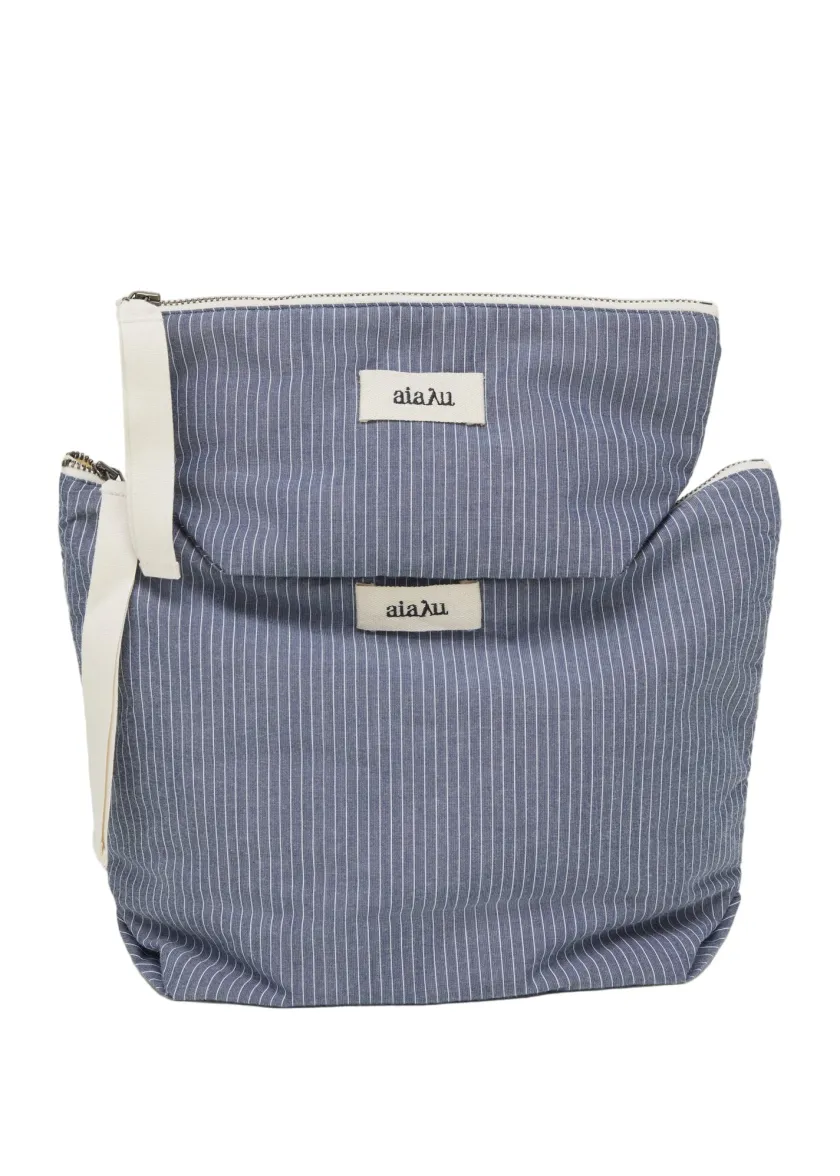 Aiayu Pouch Letto Mix Blue fra> Toilettasker|Toilettasker
