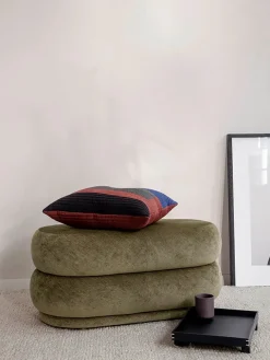 Ferm Living Pouf Oval, faded velvet fra><noscript><img width=