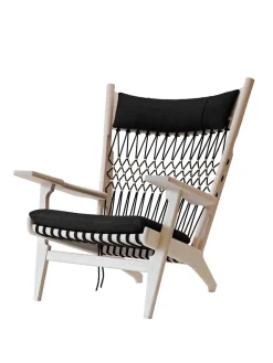 PP Møbler PP129 Netstol af Hans J. Wegner> Loungestole|Lænestole