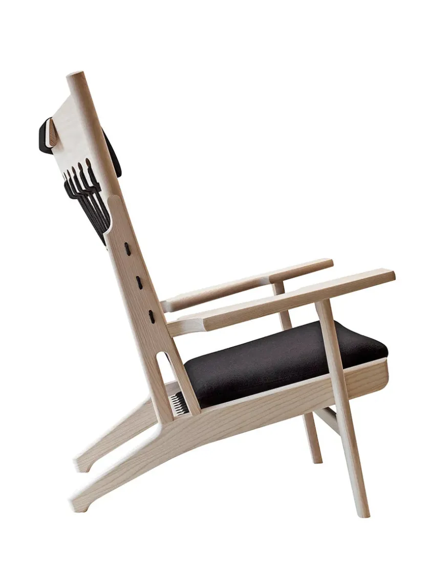 PP Møbler PP129 Netstol af Hans J. Wegner> Loungestole|Lænestole