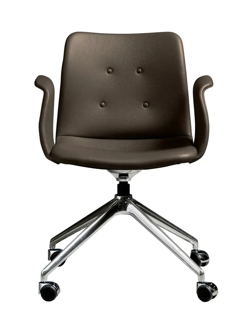 Bent Hansen Primum Chair 4 Star Fixed m. Hjul fra> Kontorstole