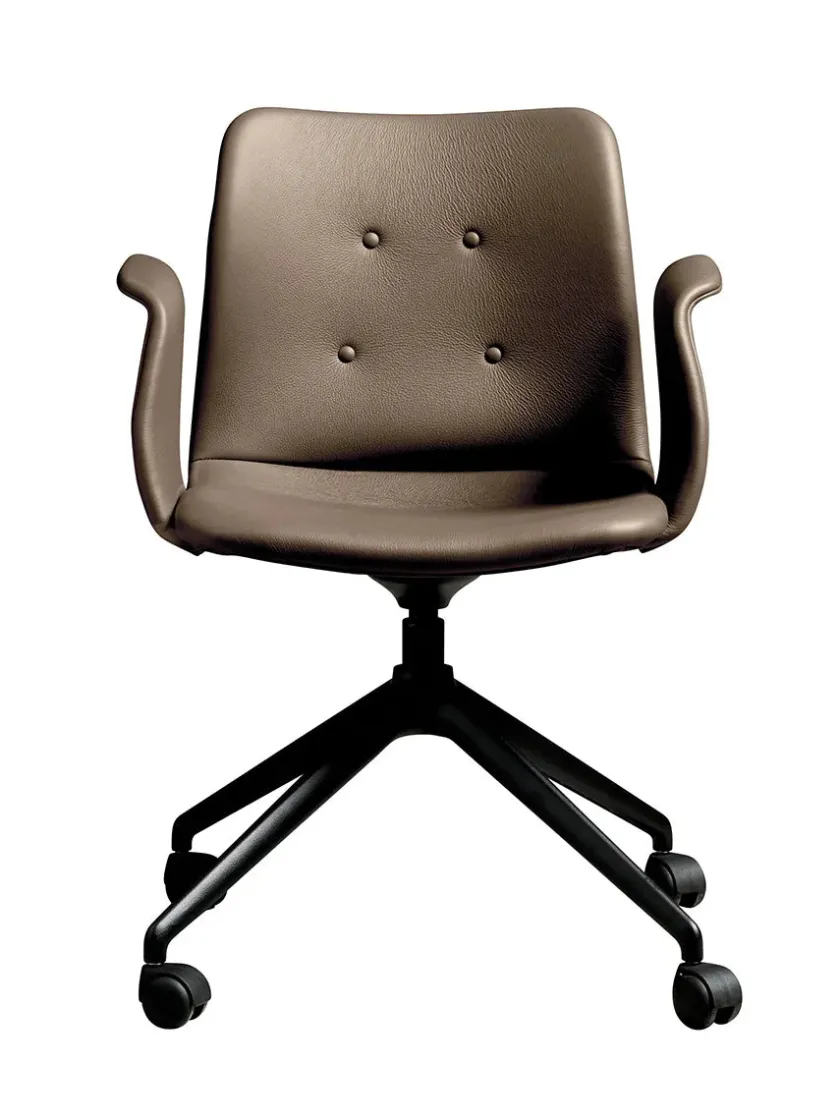 Bent Hansen Primum Chair 4 Star Fixed m. Hjul fra> Kontorstole