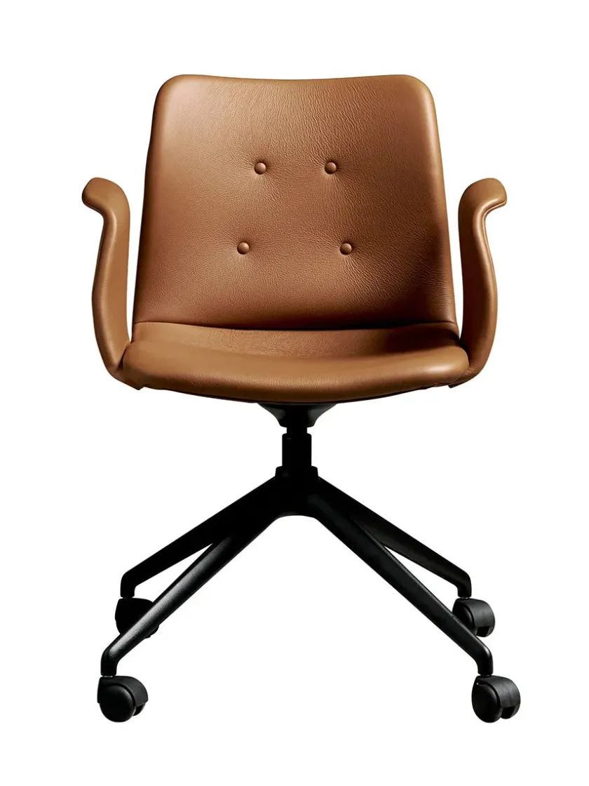 Bent Hansen Primum Chair 4 Star Fixed m. Hjul fra> Kontorstole