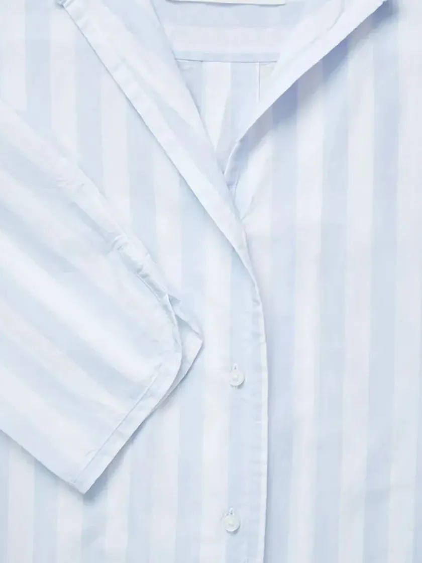 Aiayu Pyjamas Poplin, pure ecru fra> Tøj|Tekstiler Til Soveværelset