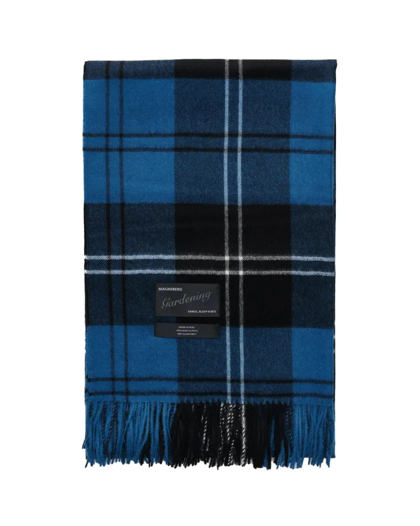 Magniberg Queen blanket - Field yellow tartan fra> Puder Og Plaider