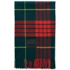 Magniberg Queen blanket - Lipstick red tartan fra> Puder Og Plaider